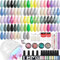 Phoenixy Gel Nail Kit, 31Pcs Gel Nail Polish Set with 48W U V LED Lamp Starter Kit 27 Colours Nails Polishes with Base Glossy Matte Glitter Top Coat Manicure Tools Nails Art Gifts Set for Women
