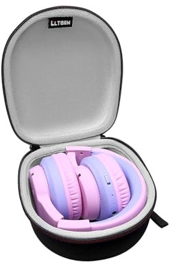 L LTGEM Carrying Case for iClever BTH12 BTH03 HS14 HS19 / EarFun K1 Kids Bluetooth Headphones - Portable Travel Bag (Case Only)