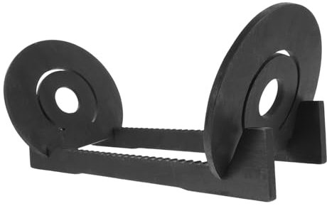 FELTECHELECTR Cd Rack Vinyl Record Display Stand Storage Organizer Record Holder Office Bookend Desktop File Rack