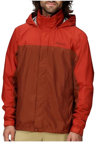 Marmot PreCip Eco Jacket, XXL, Pecan/Sumac