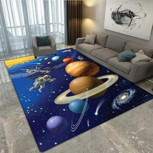 3D Teppich Universum Planet Weltraum Galaxie Landschaft Boden Matte Wohnzimmer Große Größe Teppiche Weiche Schlafzimmer Teppich Für Kinder Jungen Mädchen Toilettenmatte Toormat 50 X 80-8M4I-U5L5-9X9J