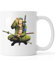 Atspauda Anime 244 - Taza de cerámica para té y café, color blanco