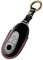 OFF WE GO Voiture Clé à Télécommande Étui en Cuir pour Mercedes Benz C-Class W206 S-Class W223 GLC X254 EQS V297 EQE V295 Coque de Clé Voiture avec Porte-clés Accessoire clé de Voiture, Noir