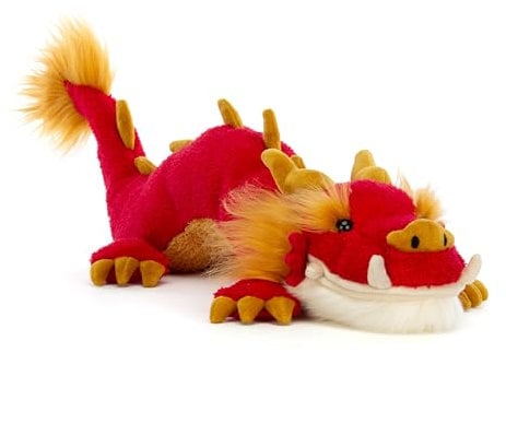 Jellycat Festival Dragon Plush Toy, 42.2cm | Mythical Plush Toys | Chinese New Year Gift