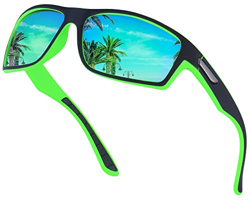 OJIRRU Sport Sonnenbrille Herren Polarisierte Sportbrille für Herren Damen zum Angeln Fahrrad Golfen Laufen UV400 Schutz