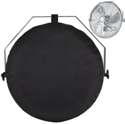 Outdoor Wall Mounted Fan Cover Waterproof, GS Alderual 23-30 Outdoor Wall Fan Cover for Winter, Heavy Duty Extra Large Round Fan Cover for Barrel Fan, Corner Wall Mount Fan, Floor Drum Fan