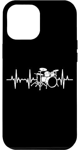 Custodia per iPhone 12 Pro Max Batteria Batteria per banda musicale Heartbeat ECG