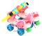 Baoblaze Verstellbare Rollschuhe für Kinder, Rollerskate, Leicht bequemes einfaches Training Skates 4 Räder für Anfänger, Buntes Rosa