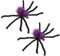 WOFASHPURET 2pièces Broches De Cheveux Araignée Halloween Accessoires De Fête Pour Adultes Décorations Amusantes Et Originales Pour Halloween
