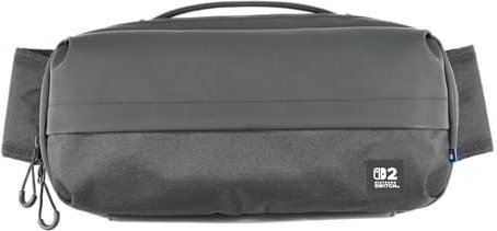 HORI Borsa a Tracolla Adventure Pack (Nera) – Borsa con tracolla per il trasporto della Nintendo Switch 2 - Licenza Ufficiale Nintendo