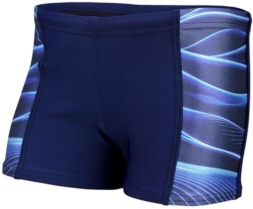 Aquarti Badehose Jungen Schwimmhose | mit Kontrast-Einsätzen – Bequeme Badehosen für Jungen