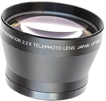 Microscope Observation 72mm 2.2x Telephoto Lens Teleconverter For Digital SLR Camera