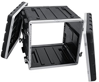 Roadinger 30106036 KR-19 DD Kunststoff-Rack (10HE) schwarz