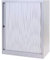 BISLEY Rollladenschrank EuroTambour, 2 Fachböden, 2,5 OH, Metall, Sl355 Rollladen/Korpus Silber, 43 x 80 x 103 cm