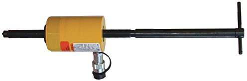 KS Tools 640.0190 Hohlkolben-Hydraulik-Zylinder mit Spindel, 50 t