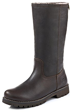 Panama Jack Bambina Igloo Damen Warm gefüttert Schlupfstiefel Langschaft Stiefel & Stiefeletten, Braun (Brown), 37 EU