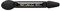 ARTDECO Duo Eyeshadow Applicator - Small Eyeshadow Applicator for Eyeshadow Palette - 1 Piece, Black