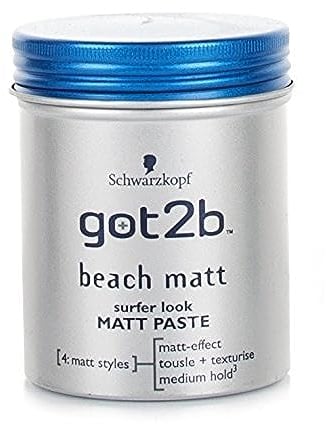 Schwarzkopf Got2b Beach Matt Surfer Look Matt Paste by GOT 2B