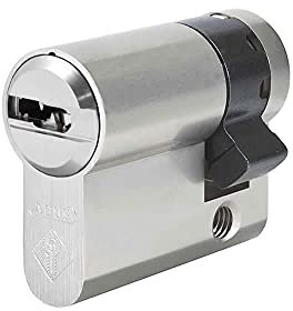 ABUS Bravus 2000 Halbzylinder 70/10 mm | Zylinder Profilzylinder Schließzylinder mit Kopierschutz Intellitec System | Patentschutz bis 2030 | Inklusive 5 Wendeschlüssel | Sicherungskarte