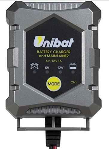 UNIBAT Carica Batterie 12V DC per Scooter, Moto, Auto, Camper, Barche