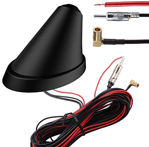 adio DIGIATAL DAB+ Signal Verstärker Antennensockel mit 5m Kabel DIN + SMB Adapter