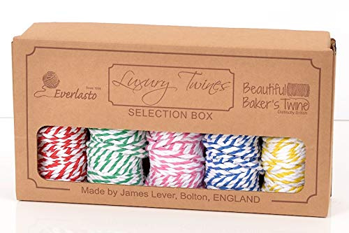 EVERLASTO LUXURY TWINE SELECTION BOXES CRAFT STRING VARIOUS COLOURWAYS (CHUNKY)