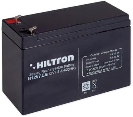 Melchioni Batteria al piombo 12V Cobat Incluso 7AH B12V7A Massima corrente di ricarica 22mohm