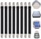 GOODTIMES Adjustable Bed Sheet Straps Suspenders Elastic Sheet Fasteners Grippers Suspenders Clips for Flat & Fitted Sheet Corner Holder,Ironing Board Cover, Mattress, Cribs, Sofa Cushion& More(
