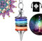 Pendule Divinatoire de Radiesthésie 7 Chakras (Nouvelle version 2024), en Pierres naturelles : Quartz Améthyste Aventurine Jaspe – Pendule Sept le plus complet [𝐆𝐀𝐑𝐀𝐍𝐓𝐈𝐄 𝐀 𝐕𝐈𝐄]