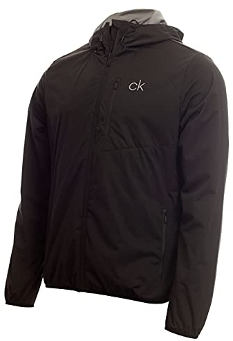 Calvin Klein Herren Ultron mit Kapuze Thermal Leichte Jacket - Schwarz - XL