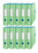 Leitz Qualitäts-Ordner 180° Active Urban Chic, A4, abgerundeter Rücken mit 82 cm Breite, Gummizugverschluss, leichter Polyfoam (grün, 10 Ordner/82 mm)
