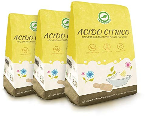 Acido citrico per pulizie naturali - Pack 3 Kg