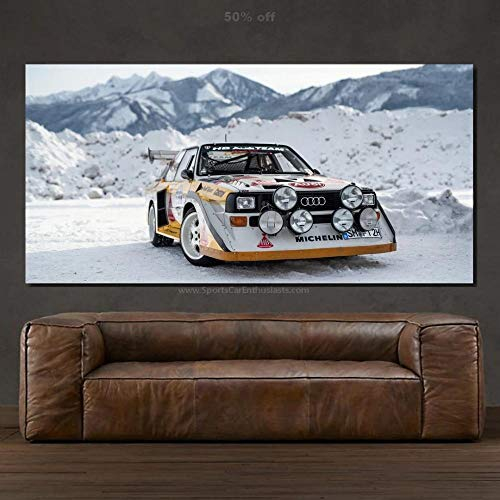 104Tdfc 1 Teile Bild Auf Leinwand Leinwandbilder Audcar S1 Quattro Wandkunst Tapete Dekorative Wandbild Für Wohnzimmer Home Decor Geschenk