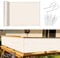 Sunnylaxx Brise Vue Balcon Beige 90x600 cm, Cache Brise Balcon pour Jardin Exterior PES, avec Trous et Serre câbles, UV Résistant