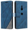 SONWO Hülle für Sony Xperia XZ3, Premium Leder PU Handyhülle Flip Case Wallet Silikon Bumper Schutzhülle Klapphülle für Sony Xperia XZ3, Blau