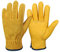 SHESHY Safety Work Gloves - Thorn-Resistant Cow Split & Cowhide Leather Gardening Gloves Non-Slip Good Dexterity Firm Grip Leather Working Gloves for Men Women