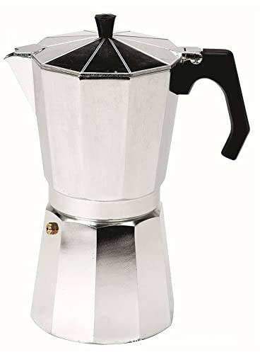 kiskick Kaffeemaschine, 50/150/300 ml Einzelportions-Kochfeld-Kaffeemaschine aus Aluminium, Einzeltassen-Kaffee, schnelles Aufbrühen, wiederverwendbarer Filter, starkes Aufbrühen für Zuhause und B