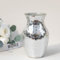 Silberne Vase für Blumen – Mosaik-Glasvase für Dekoration, Disco-Vasen für Mode, Heimtischdekoration, Hochzeitsblumenarrangeme, Tafelaufsätze