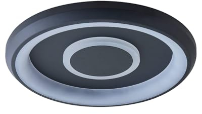 Lindby LED Deckenlampe Smart Home, dimmbar RGB Licht wechselbare Lichtfarbe CCT (2700-6500K) Tuya App Steuerung Wohnzimmerlampe Deckenleuchte