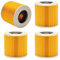 4 pezzi Filtri Aspirapolvere, 120mm×115mm Filtri a Cartuccia, Filtro per Aspirazione Liquidi e Secchi, per Filtro, per la Pulizia Della Casa o Dell'ufficio