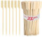 Brochetas de Bambú para Barbacoa.200 Piezas Pinchos Palillos de Bambú Madera Parrilla Palos Pincho Brochetas Ecológicas para Barbacoas, Verduras, Frutas, Fiestas Familiares (200PCS 18CM)