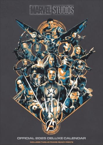 Marvel Filmplakate - Posterkalender - Kalender 2025 - Heye-Verlag - Wandkalender mit Filmplakaten aus dem Marvel-Universum - 29,4 cm x 41,8 cm