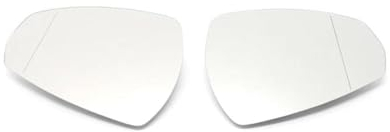 KDZDJH Cristal Espejo Retrovisor para Audi A3 2013-2019 Espejo Retrovisor Calefactable Izquierdo Derecho Exterior Reemplazar Accesorios