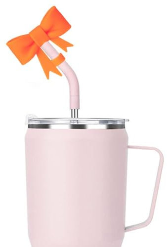 Silicone Straw Covers for Stanley Cup, Dust-Proof Protector Toppers, Reusable Drinking Tips, 10mm Lid Accessories