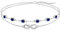 Cosie Lily Infinity Armband Damen Geburtsstein 925er Sterlingsilber Unendlichkeitszeichen Doppelherz Armband Schmuck 925er Silber GeburtstagsGeschenk für Frauen Freundin Mutter