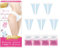 Beauty7 Kaltwachsstreifen für Bikini & Brasilianische Haarentfernung für sensible Haut Brasilianisches Wachsstreifen für Bikinizone zur empfindliche Haut 20 Wach streifen & 4 Reiniger Öl Tücher
