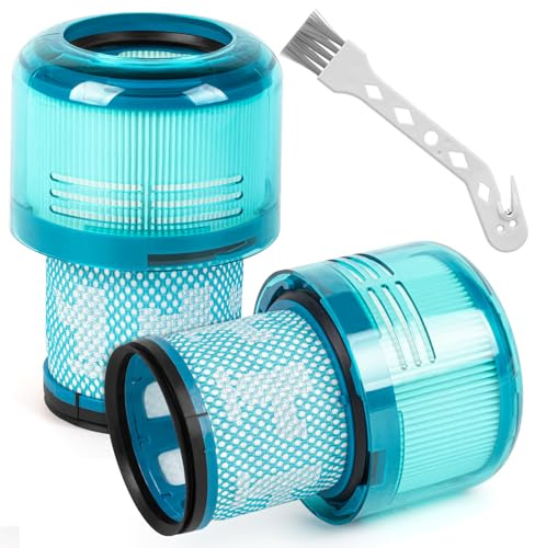 2 Stück Filters für Dyson V15 V11 Absolute, Kompatibel mit Dyson V11 V15 SV14 SV17 SV22 Detect Animal Absolute Extra Pro Torque Drive Akku Staubsauger, Ersetzen Sie # 970013-02