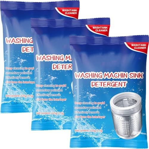 Powerful Stain Remover Washer Tank Cleaner, Heavy Duty Stubborn Stain Cleaner, Household Descaler For Drum, Wassertank Reiniger Wohnmobil, Frischwassertank Reiniger 2in1 reinigt und entkalkt (3pc)