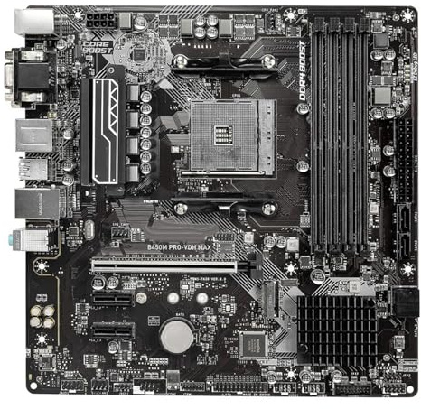 desktop motherboard Fit For MSI PRO B450M PRO-VDH MAX AM4 AMD B450 SATA 6Gb/s Micro ATX Motherboard