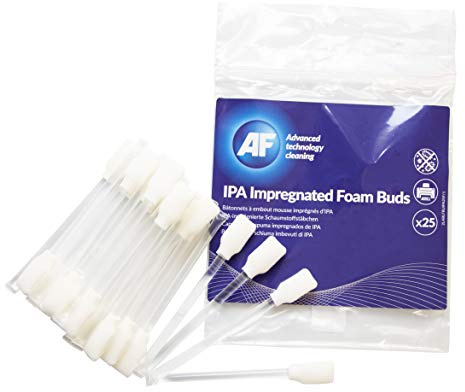 AF Foambuds IPA Filled, 25X Buds | IPA Impregnated Foam Buds, FBUIPA25